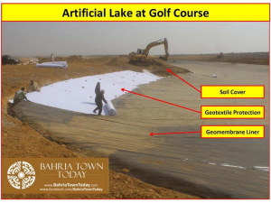 Artificial Lakes / Ponds